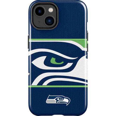 NFL Seattle Seahawks Zone Block iPhone 15 Impact Case