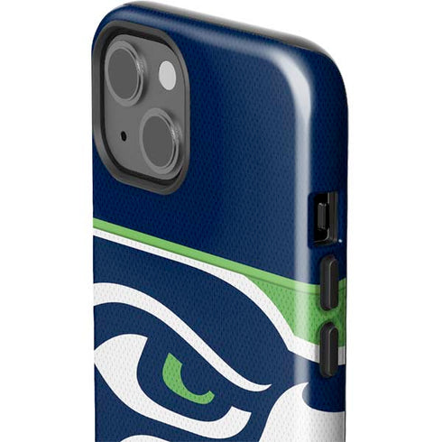 NFL Seattle Seahawks Zone Block iPhone 15 Impact Case