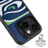 NFL Seattle Seahawks Zone Block iPhone 15 Plus Kickstand Case