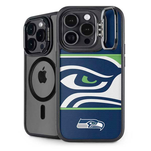 NFL Seattle Seahawks Zone Block iPhone 15 Pro Kickstand Case
