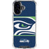NFL Seattle Seahawks Zone Block iPhone 16 Clear Case