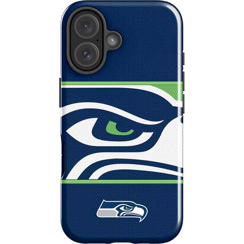 NFL Seattle Seahawks Zone Block iPhone 16 Plus Impact Case