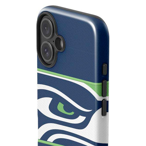 NFL Seattle Seahawks Zone Block iPhone 16 Plus Impact Case