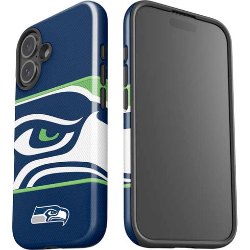 NFL Seattle Seahawks Zone Block iPhone 16 Plus Impact Case