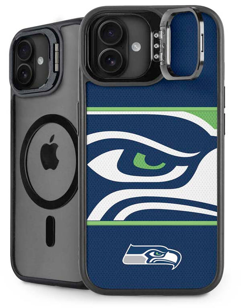 NFL Seattle Seahawks Zone Block iPhone 16 Plus Kickstand Case