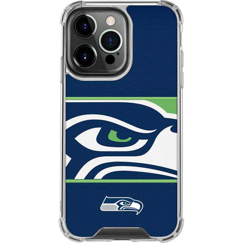 NFL Seattle Seahawks Zone Block iPhone 16 Pro Clear Case