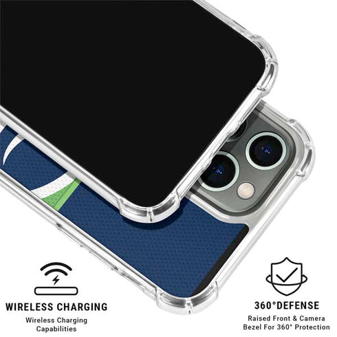 NFL Seattle Seahawks Zone Block iPhone 16 Pro Max Clear Case