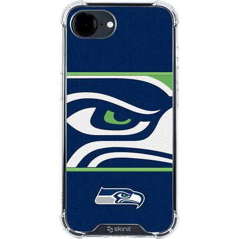 NFL Seattle Seahawks Zone Block iPhone 16e Clear Case