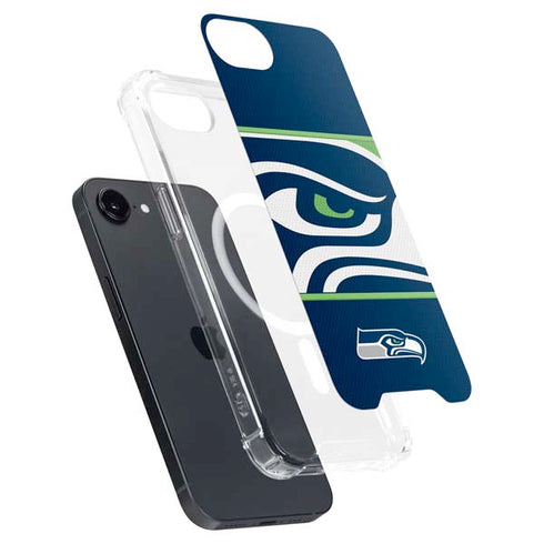 NFL Seattle Seahawks Zone Block iPhone 16e MagSafe Case