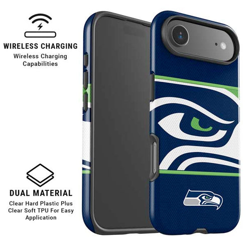 NFL Seattle Seahawks Zone Block iPhone 17 Air Magsafe Impact Case
