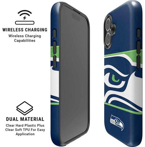 NFL Seattle Seahawks Zone Block iPhone 17 Magsafe Impact Case