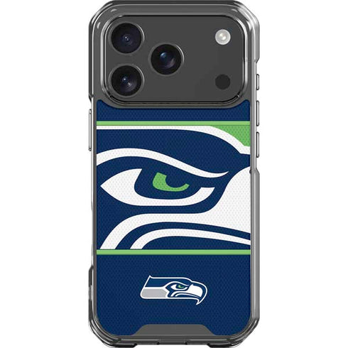 NFL Seattle Seahawks Zone Block iPhone 17 Pro Clear Case