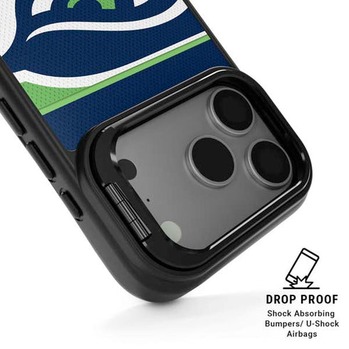 NFL Seattle Seahawks Zone Block iPhone 17 Pro Kickstand Case