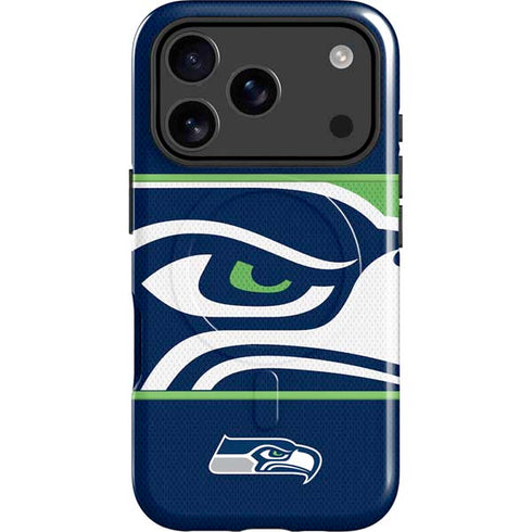 NFL Seattle Seahawks Zone Block iPhone 17 Pro Magsafe Impact Case