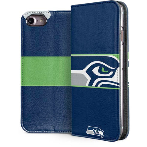 NFL Seattle Seahawks Zone Block iPhone 7 Folio Case