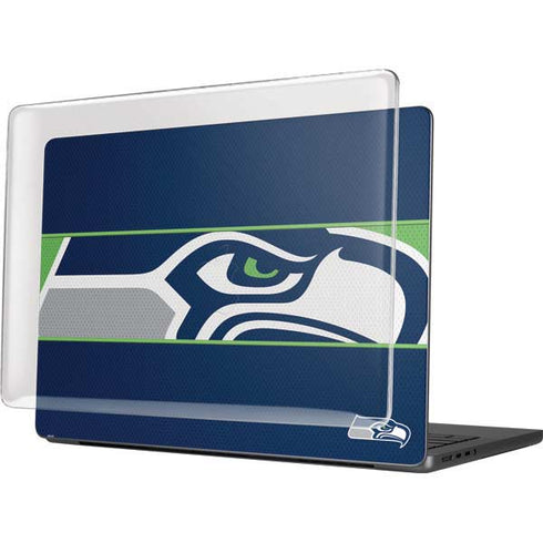 NFL Seattle Seahawks Zone Block MacBook Pro 14in (2021-24) Case plus Skin