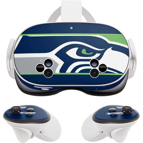 NFL Seattle Seahawks Zone Block Meta Quest 3S Skin