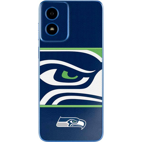 NFL Seattle Seahawks Zone Block Moto G Play 4G (2024) Skin
