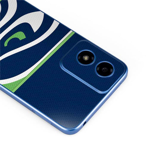 NFL Seattle Seahawks Zone Block Moto G Play 4G (2024) Skin