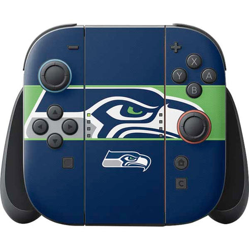 NFL Seattle Seahawks Zone Block Nintendo Skins
