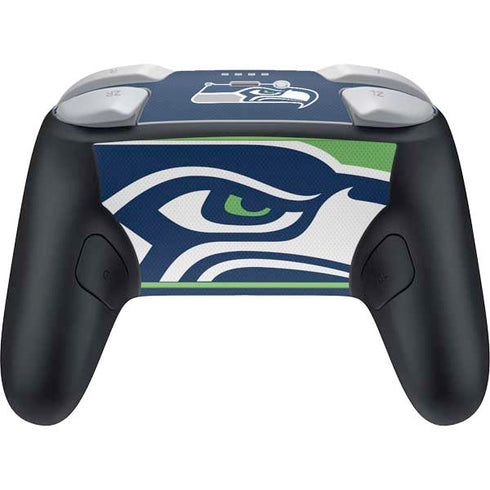 NFL Seattle Seahawks Zone Block Nintendo Switch 2 (2025) Pro Controller Skin