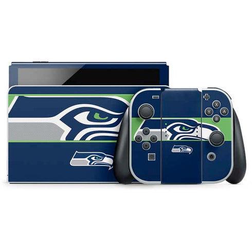 NFL Seattle Seahawks Zone Block Nintendo Skins