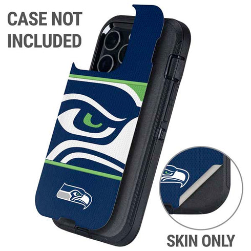 NFL Seattle Seahawks Zone Block Otterbox Defender iPhone Skin