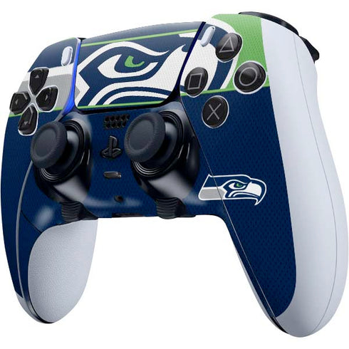NFL Seattle Seahawks Zone Block PS5 DualSense Edge Pro Controller Skin