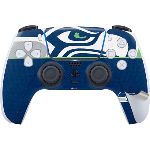 NFL Seattle Seahawks Zone Block PS5 Pro Disk Bundle Skin