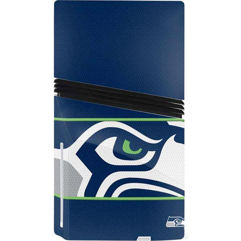 NFL Seattle Seahawks Zone Block PS5 Pro Disk Console Skin