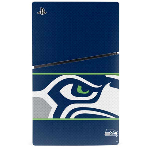 NFL Seattle Seahawks Zone Block PS5 Slim Digital Edition Console Skin