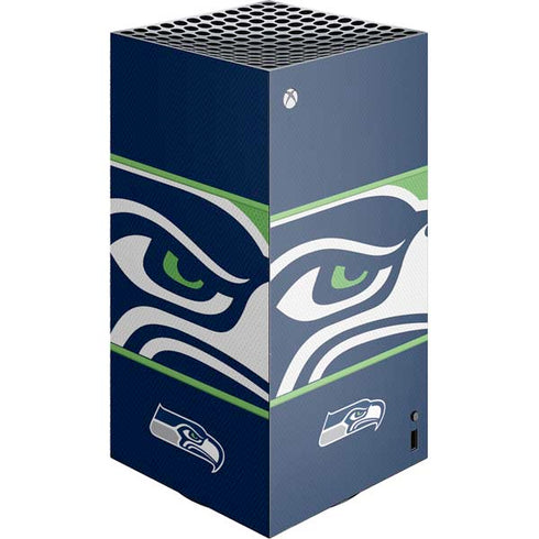 NFL Seattle Seahawks Zone Block XBox Series X Digital Edition Console Skin