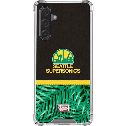 NBA Seattle SuperSonics Retro Palms Galaxy A17 Clear Case