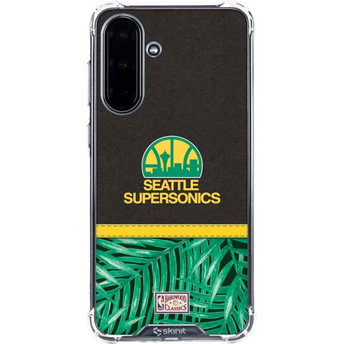 NBA Seattle SuperSonics Retro Palms Galaxy A36 5G Clear Case