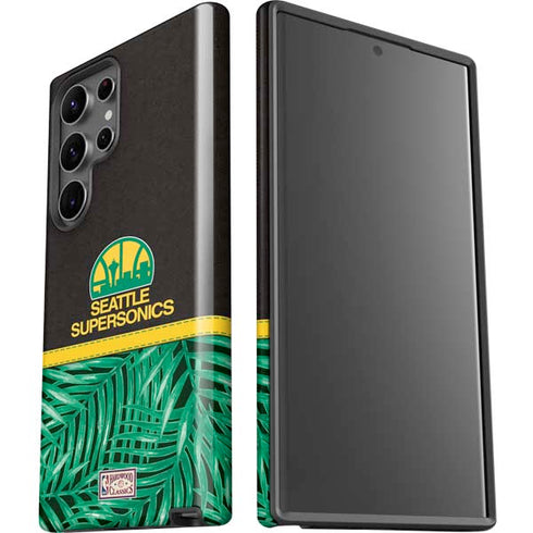 NBA Seattle SuperSonics Retro Palms Galaxy S23 Ultra Pro Case