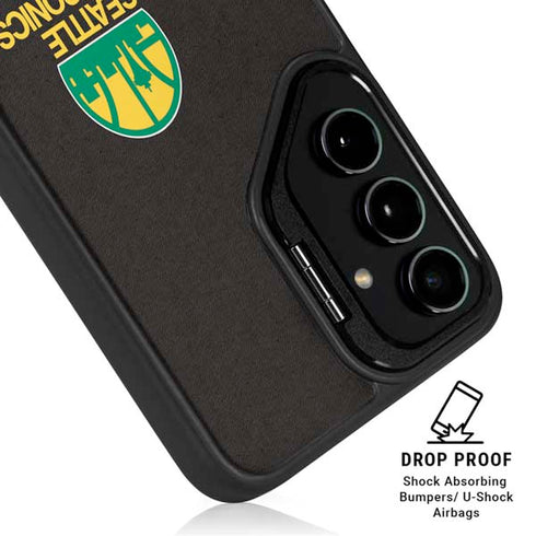 NBA Seattle SuperSonics Retro Palms Galaxy S24 FE Kickstand Case
