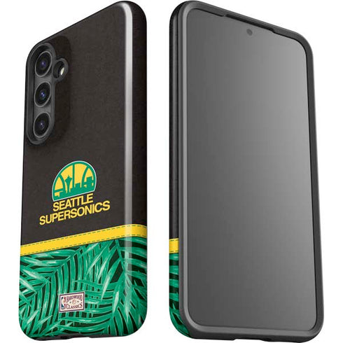 NBA Seattle SuperSonics Retro Palms Galaxy S25 Impact Case