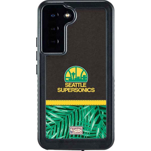 NBA Seattle SuperSonics Retro Palms Galaxy S24 Plus Waterproof Case
