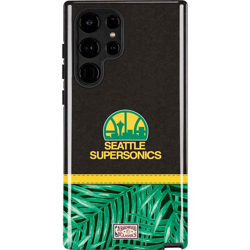 NBA Seattle SuperSonics Retro Palms Galaxy S25 Ultra Impact Case