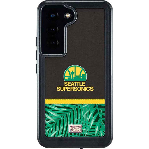 NBA Seattle SuperSonics Retro Palms Galaxy S24 Waterproof Case