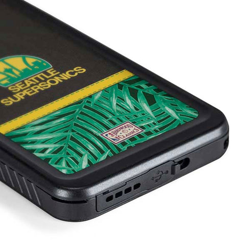 NBA Seattle SuperSonics Retro Palms Galaxy S24 Waterproof Case