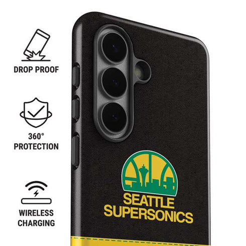 NBA Seattle SuperSonics Retro Palms Galaxy S26 Plus Impact Case