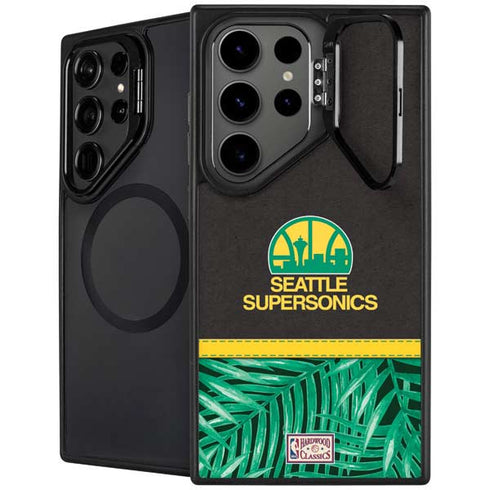 NBA Seattle SuperSonics Retro Palms Galaxy S26 Ultra Kickstand Case