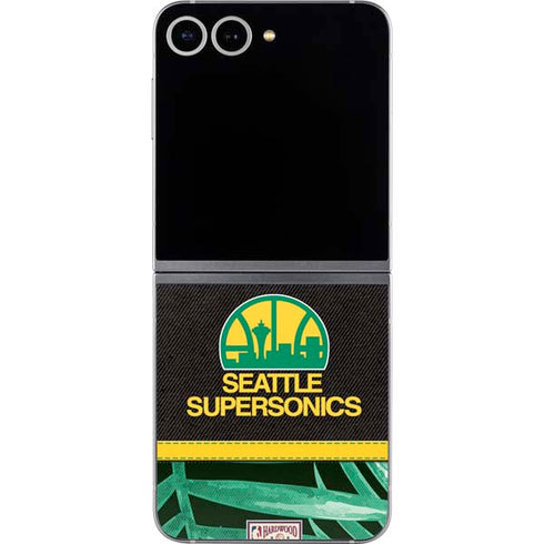 NBA Seattle SuperSonics Retro Palms Galaxy Z Flip6 Skin