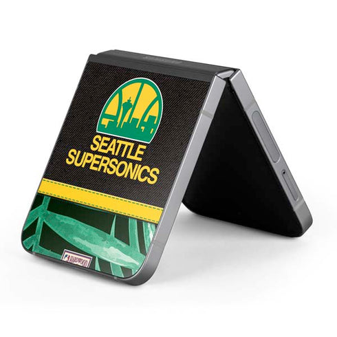 NBA Seattle SuperSonics Retro Palms Galaxy Z Flip6 Skin
