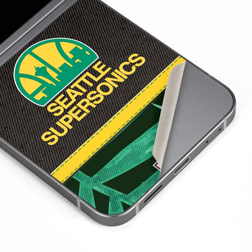 NBA Seattle SuperSonics Retro Palms Galaxy Z Flip6 Skin
