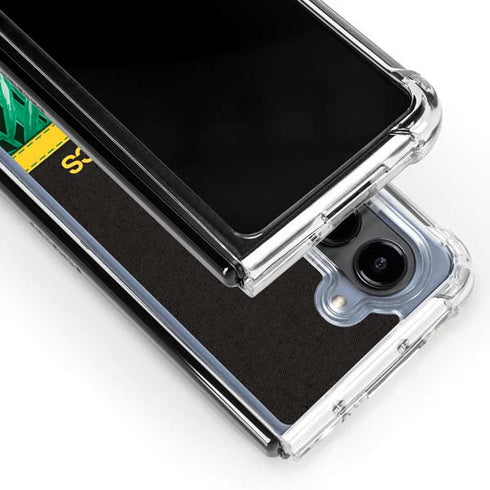 NBA Seattle SuperSonics Retro Palms Galaxy Z Fold5 5G Clear Case