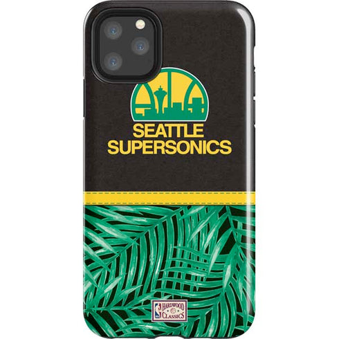 NBA Seattle SuperSonics Retro Palms iPhone Cases