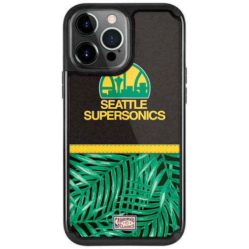 NBA Seattle SuperSonics Retro Palms iPhone Cases