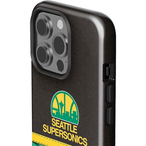 NBA Seattle SuperSonics Retro Palms iPhone 15 Pro Impact Case